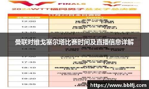 曼联对维戈塞尔塔比赛时间及直播信息详解